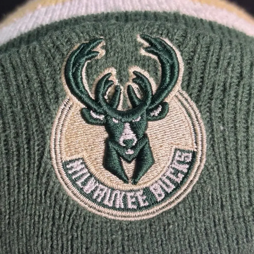 Green Milwaukee Bucks NBA Beanie